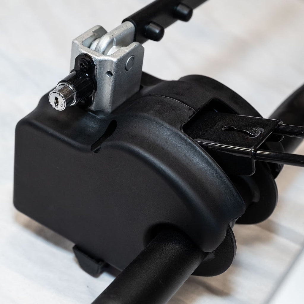 Cykelhållare Turtle Nordic – Dragkrok – För 4 cyklar – Låsbar & fällbar