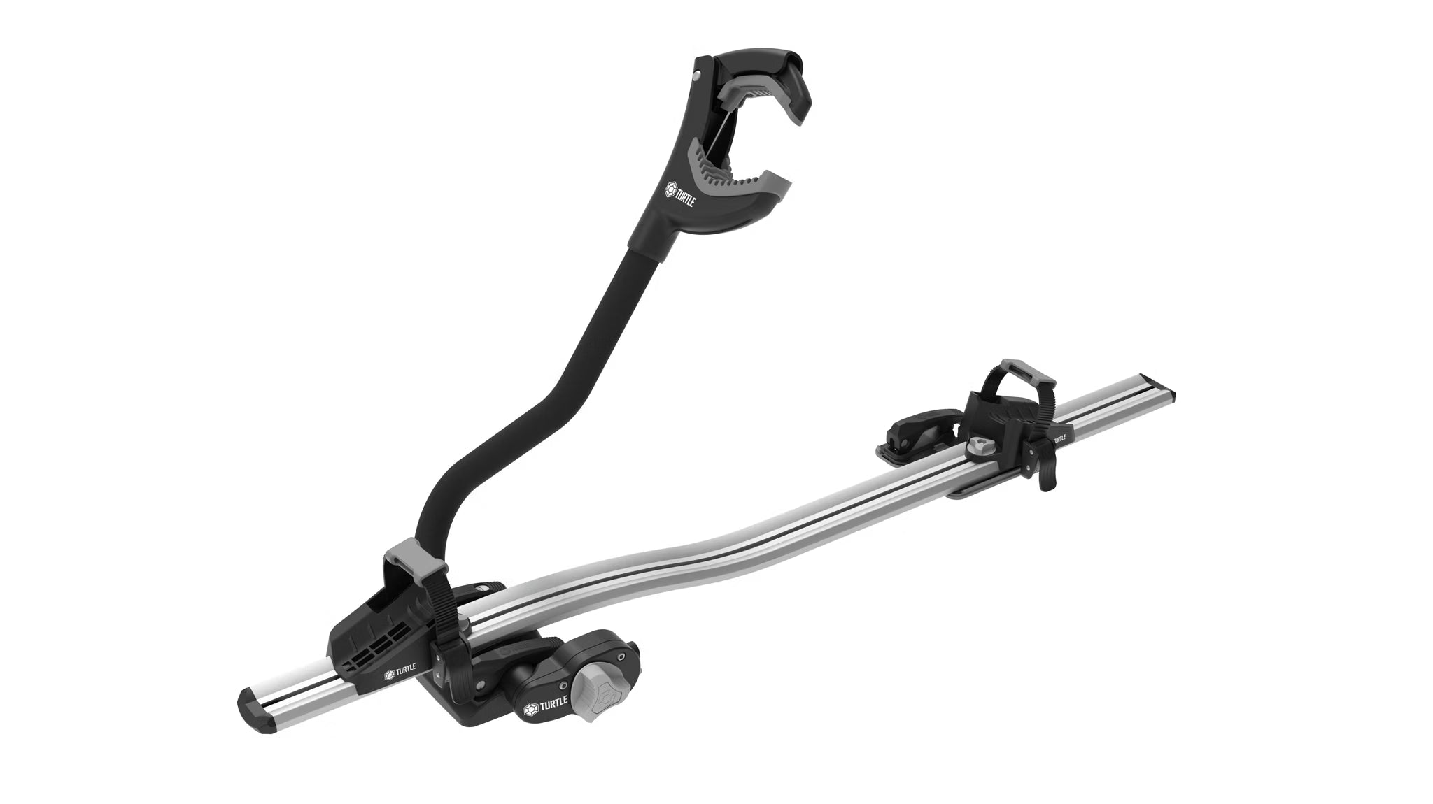 Cykelhållare Turtle – För takräcke med T-spår – Låsbar & hopfällbar