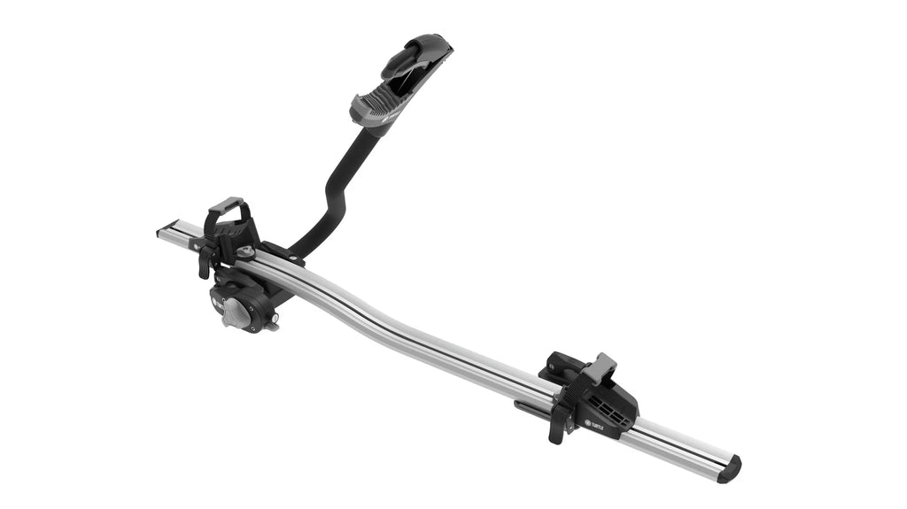 Cykelhållare Turtle – För takräcke med T-spår – Låsbar & hopfällbar