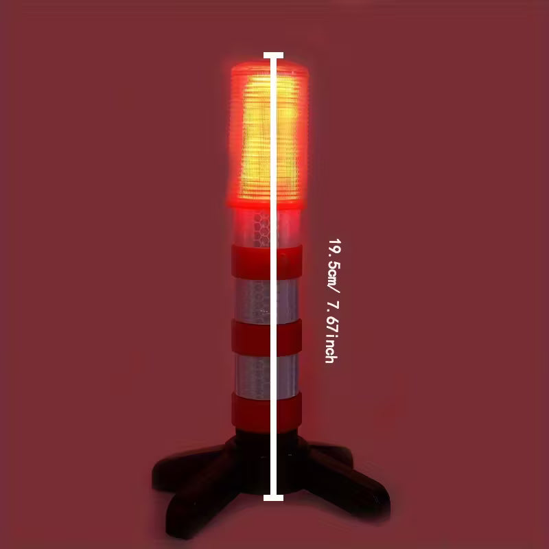 LED Varningsljus 2-pack – Magnetfäste, Förvaringslåda, Bil/Båt/Lastbil