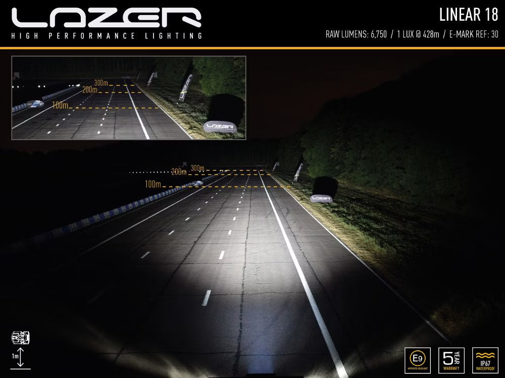 Lazer Linear 18 Grillkit Toyota RAV4 Plug-in Hybrid | LED-ramp 6750 lm