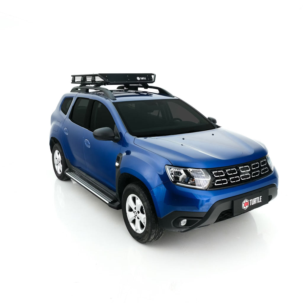 Takkorg Turtle Pro – Svart pulverlackerad – 105x135 cm – Robust lastkorg