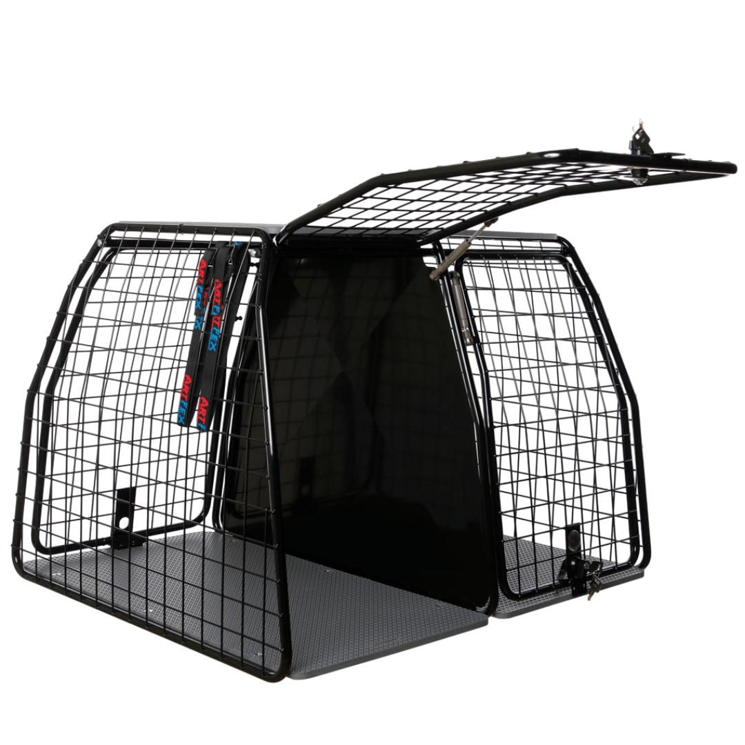 Hundbur för Bil Artfex Dubbel – Svensktillverkad & För Två Hundar