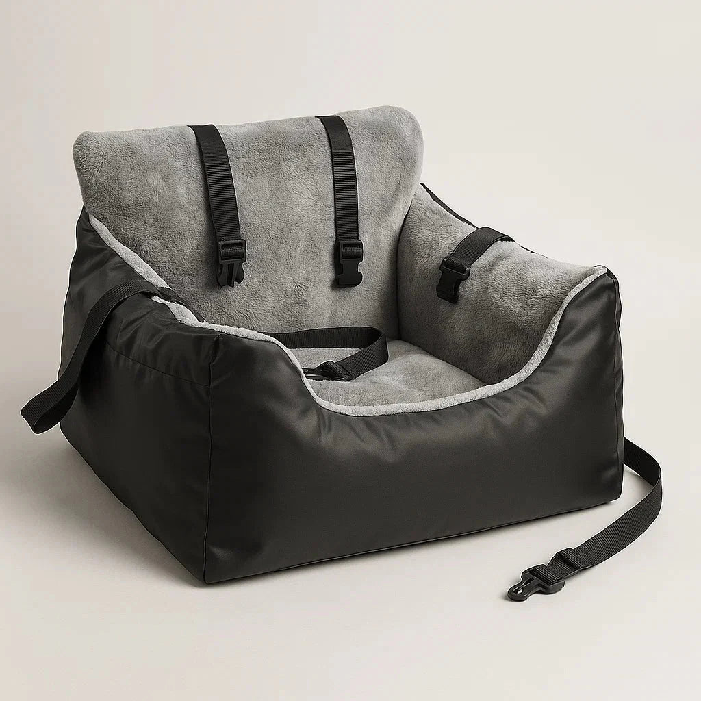 Hundbilstol – Bilstol för Hund med Säkerhetskoppel & Förvaringsfickor