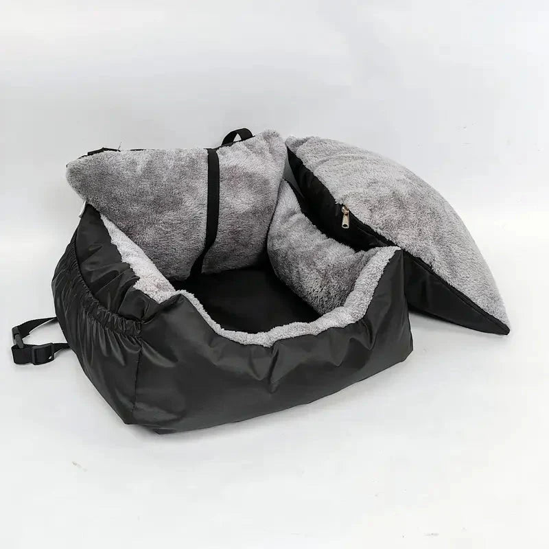 Hundbilstol – Bilstol för Hund med Säkerhetskoppel & Förvaringsfickor