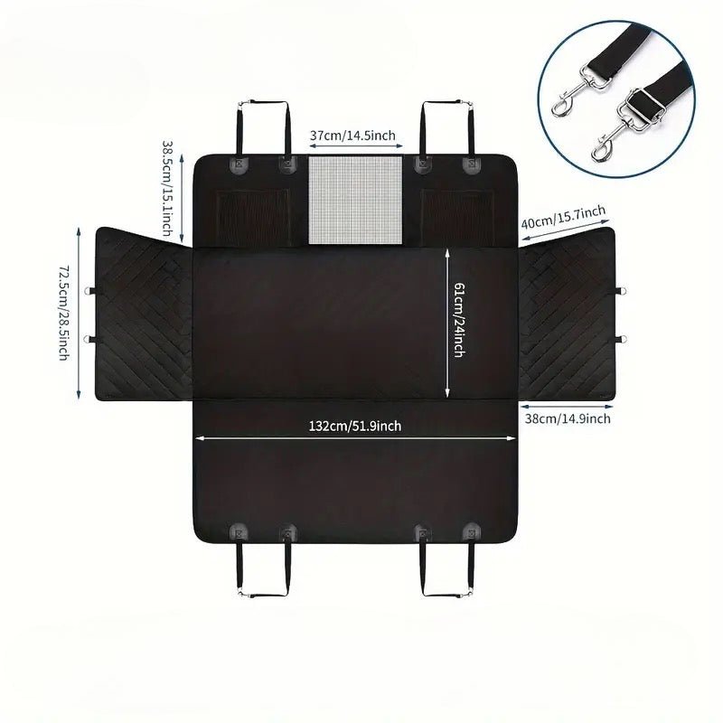 Hundskydd för Bil – Vattentätt & Slitstarkt Baksätesskydd