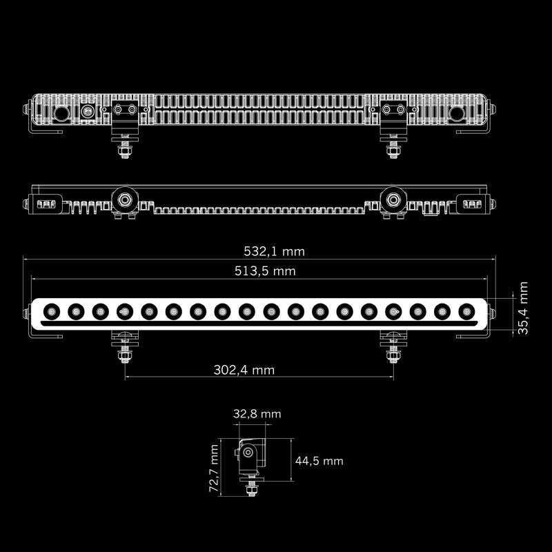 Nuuk D-Line LED-ramp 20″ – 9 600 lm – Strands Lighting Division