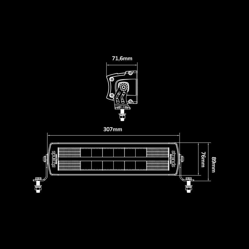 Siberia DR LED-ramp 12″ – 3 294 lm, 1 lux @ 544 m