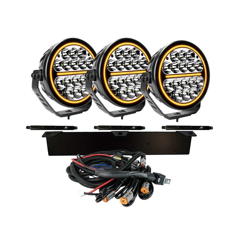 Siberia NRS 7″ LED Extraljus – 3-pack kit – Strands Lighting