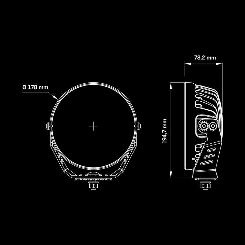 Siberia NRS Extraljus 7″ – Extended Beam – Strands Lighting
