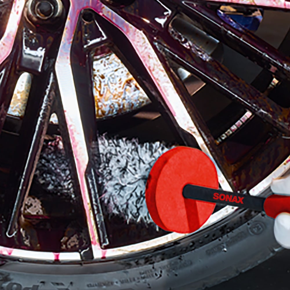 Sonax Fälgborste i mikrofiber – skonsam rengöringsborste för fälgar