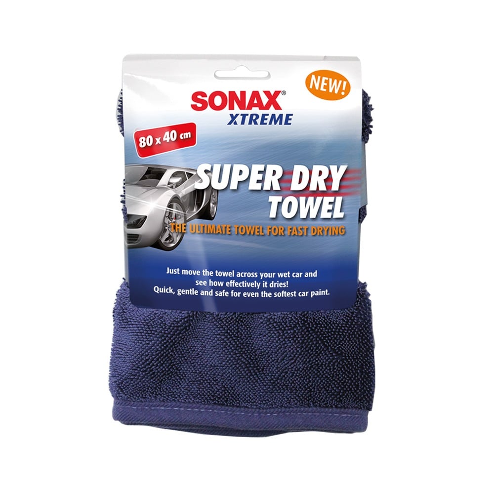 Sonax Xtreme SuperDry Towel 80x40cm – mikrofiber torkduk för bil